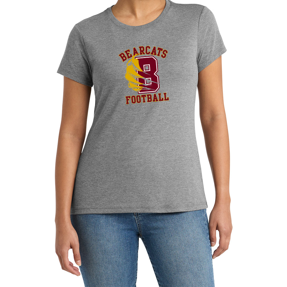 Bearcats Football Ladies Soft Blend Tee