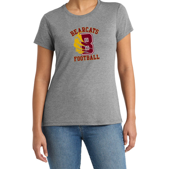 Bearcats Football Ladies Soft Blend Tee