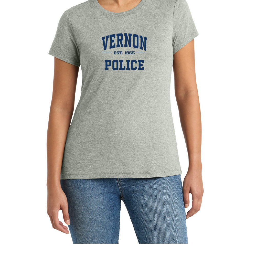 Vernon Police Ladies Soft Blend "EST" Tee