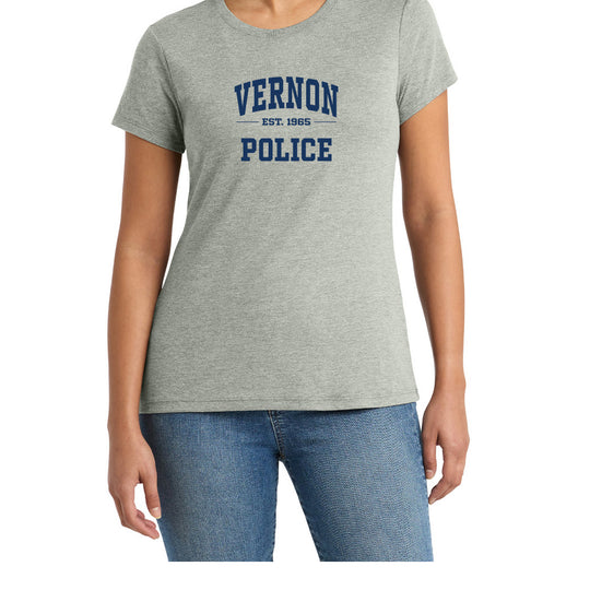 Vernon Police Ladies Soft Blend "EST" Tee