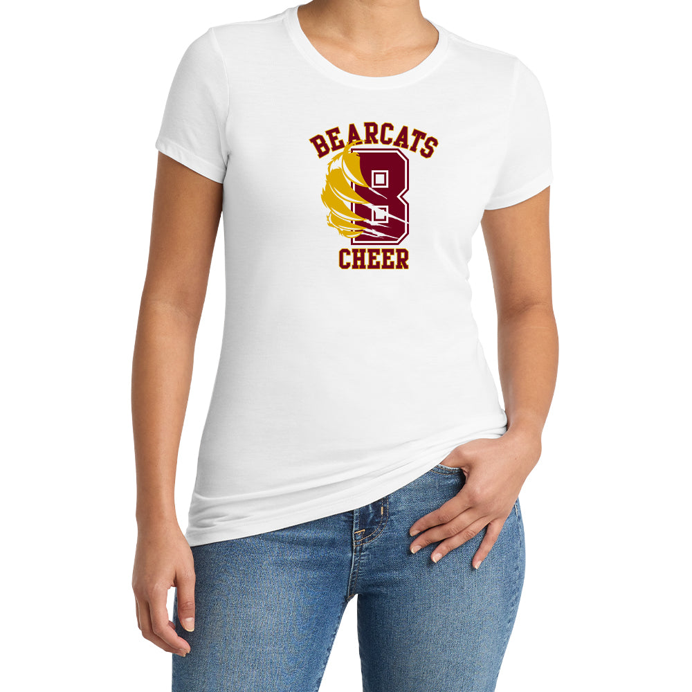 Bearcats Cheer Ladies Soft Blend Tee