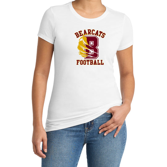 Bearcats Football Ladies Soft Blend Tee