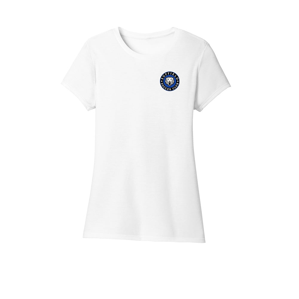 Suffield Soccer Club Ladies Soft Blend Tee