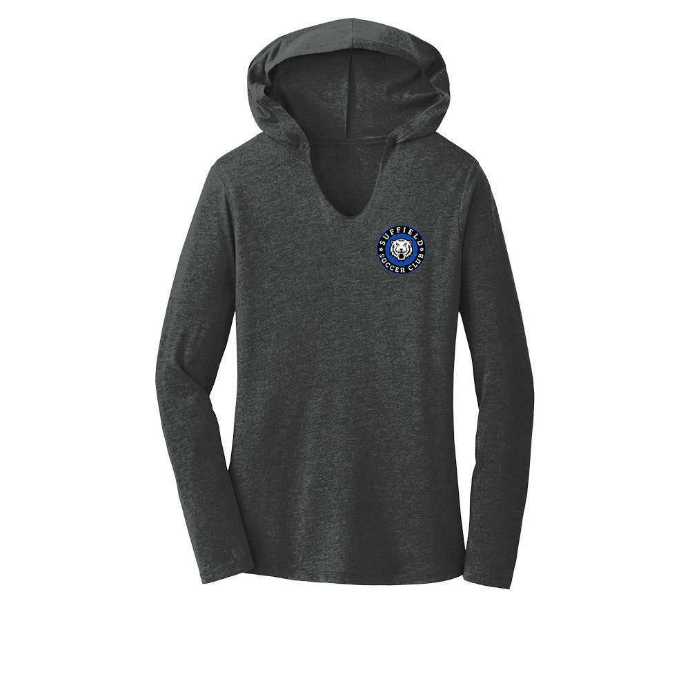 Suffield Soccer Club Ladies Soft Blend T-Shirt Hoodie