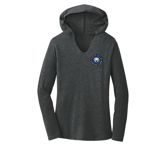 Suffield Soccer Club Ladies Soft Blend T-Shirt Hoodie