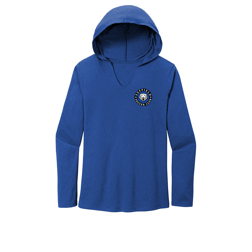 Suffield Soccer Club Ladies Soft Blend T-Shirt Hoodie