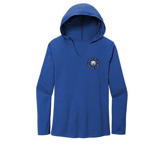 Suffield Soccer Club Ladies Soft Blend T-Shirt Hoodie