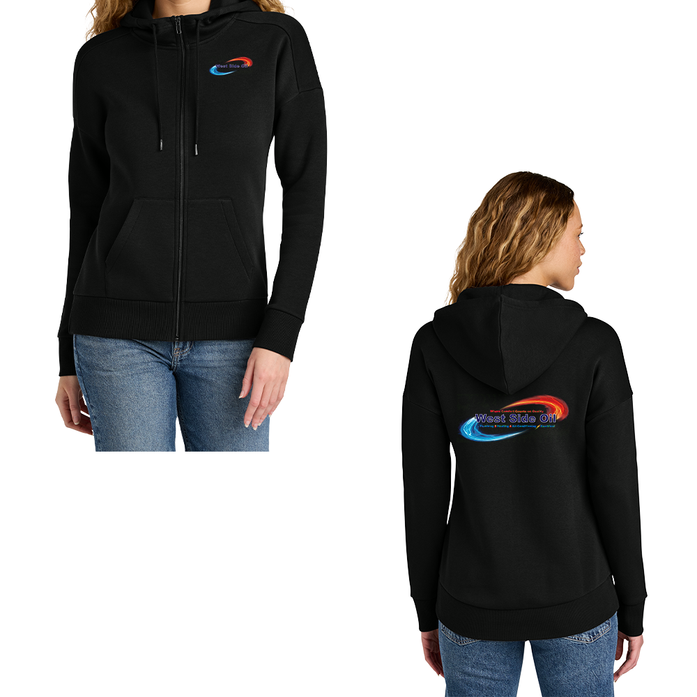 West Side Oil Ladies Fleece Zip Hoodie