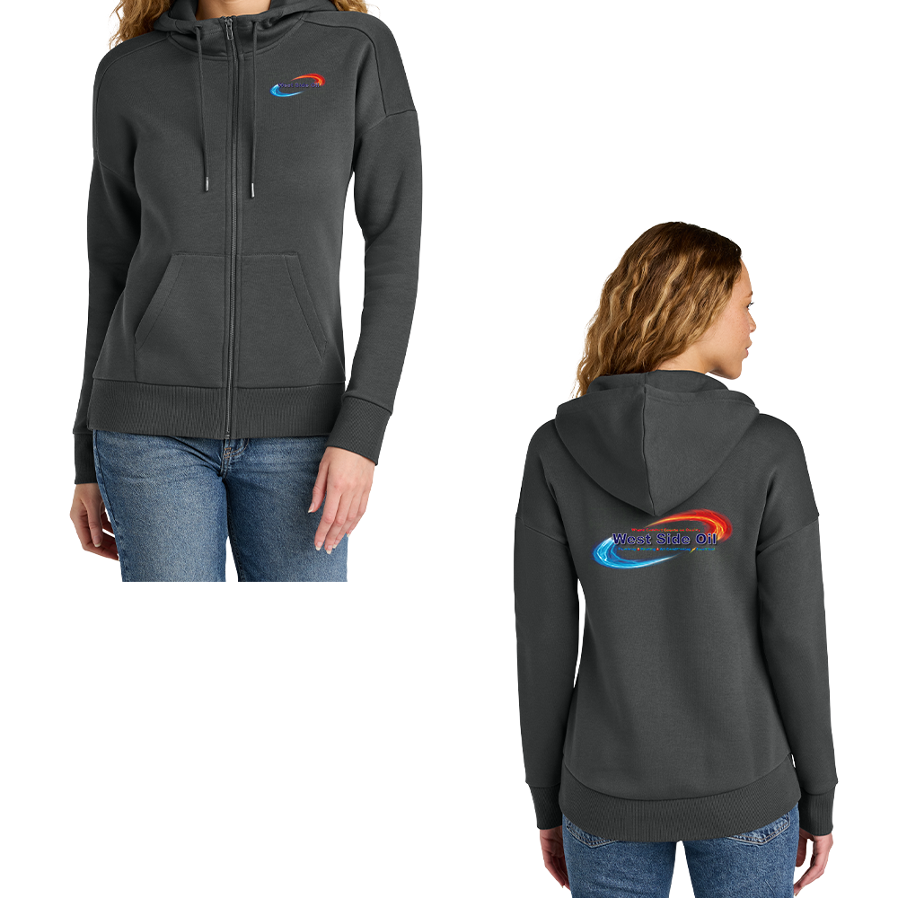West Side Oil Ladies Fleece Zip Hoodie