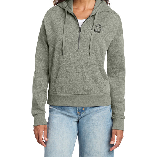 District® Women’s Perfect Tri® Fleece 1/2-Zip Pullover (Embroidered)