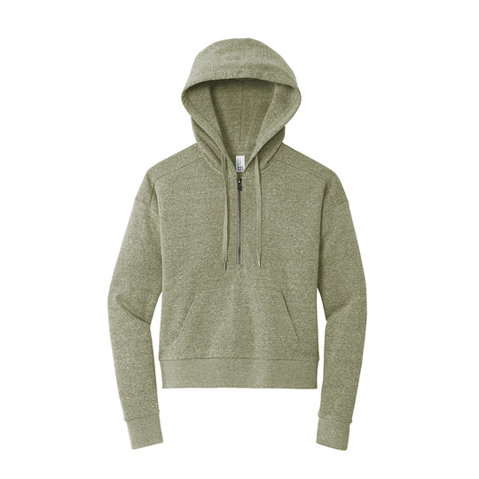 District® Women’s Perfect Tri® Fleece 1/2-Zip Pullover (Embroidered)