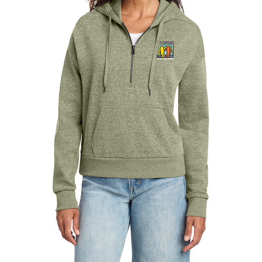 E.H.S Best Buddies Ladies Fleece 1/2-Zip Pullover