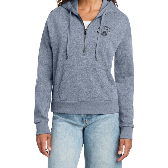 District® Women’s Perfect Tri® Fleece 1/2-Zip Pullover (Embroidered)