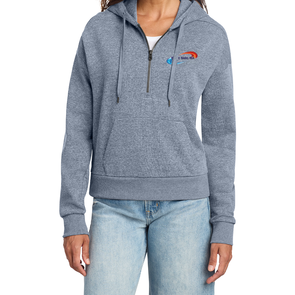 West Side Oil Ladies Fleece 1/2-Zip Pullover