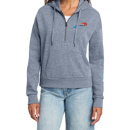 West Side Oil Ladies Fleece 1/2-Zip Pullover