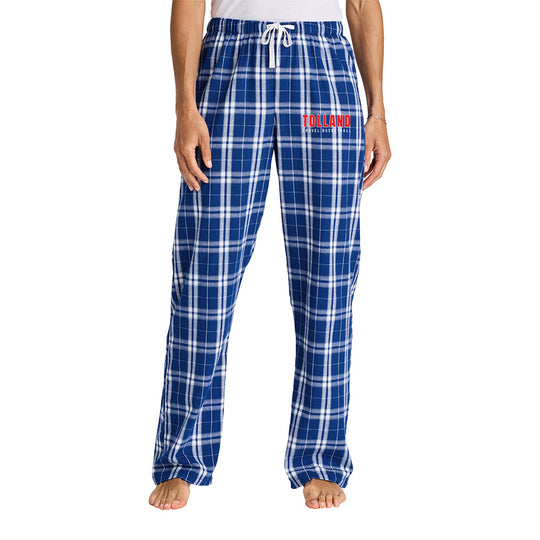 Tolland Ladies "TB" Flannel Plaid Pant
