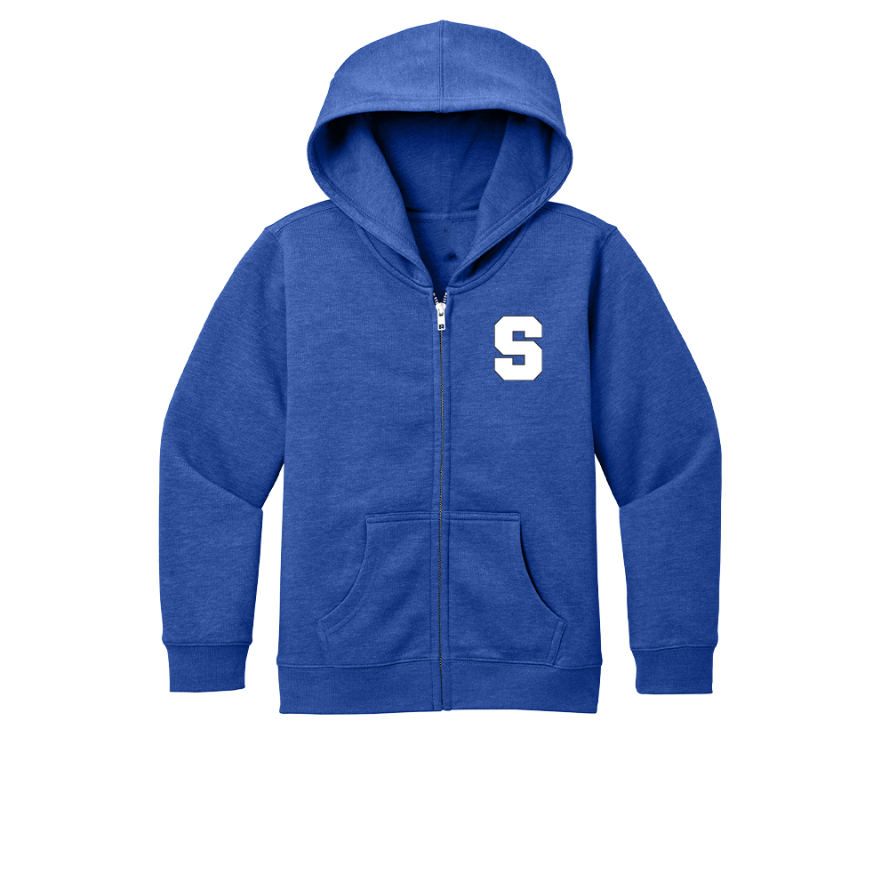 Suffield PTO Youth Fleece Full Zip Hoodie