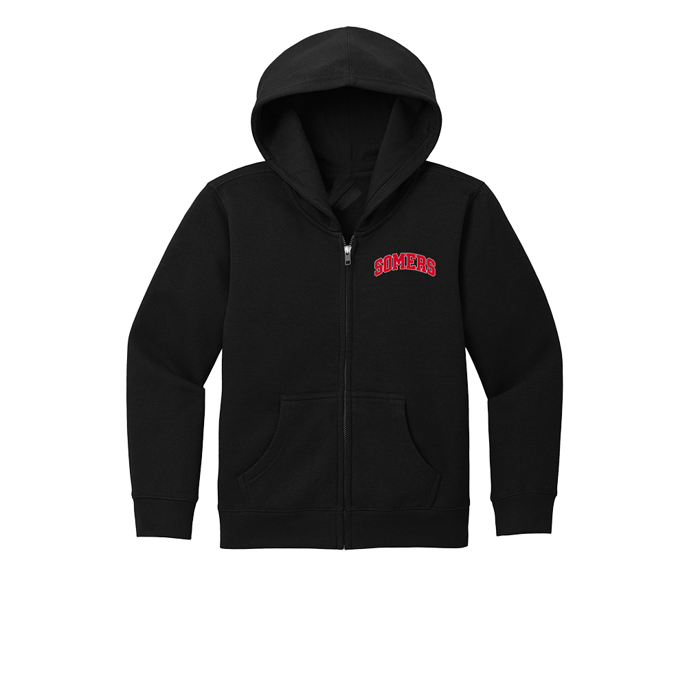 Somers PTO "Arch" Youth Fleece Full Zip Hoodie