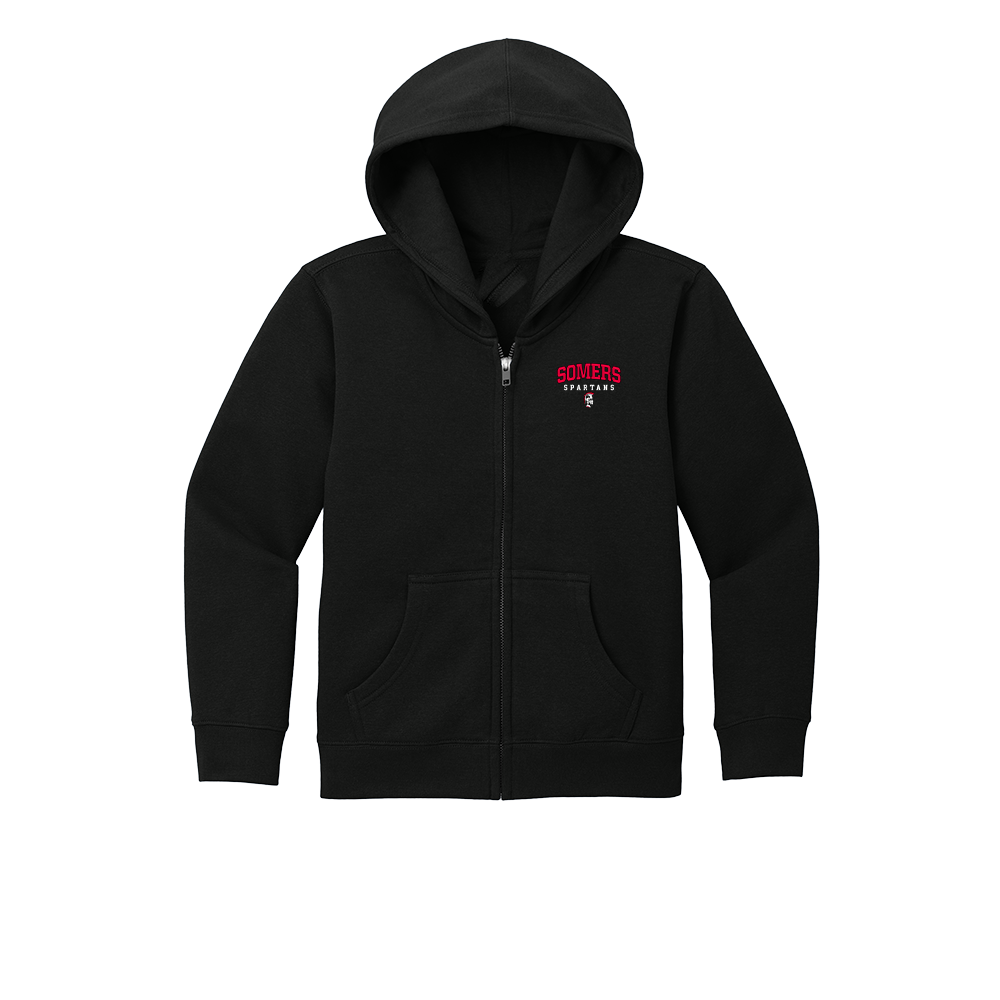 Somers PTO Youth Fleece Full Zip Hoodie