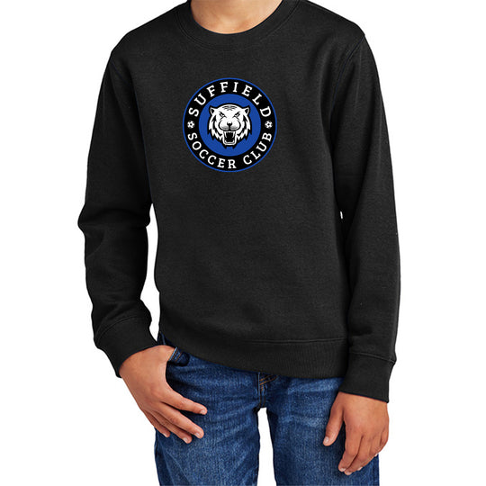 Suffield Soccer Club Youth Crewneck Sweatshirt