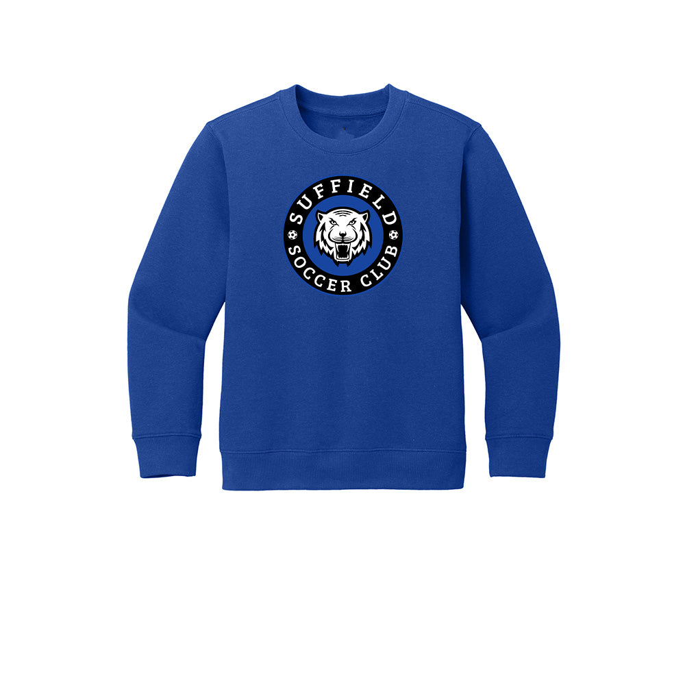 Suffield Soccer Club Youth Crewneck Sweatshirt