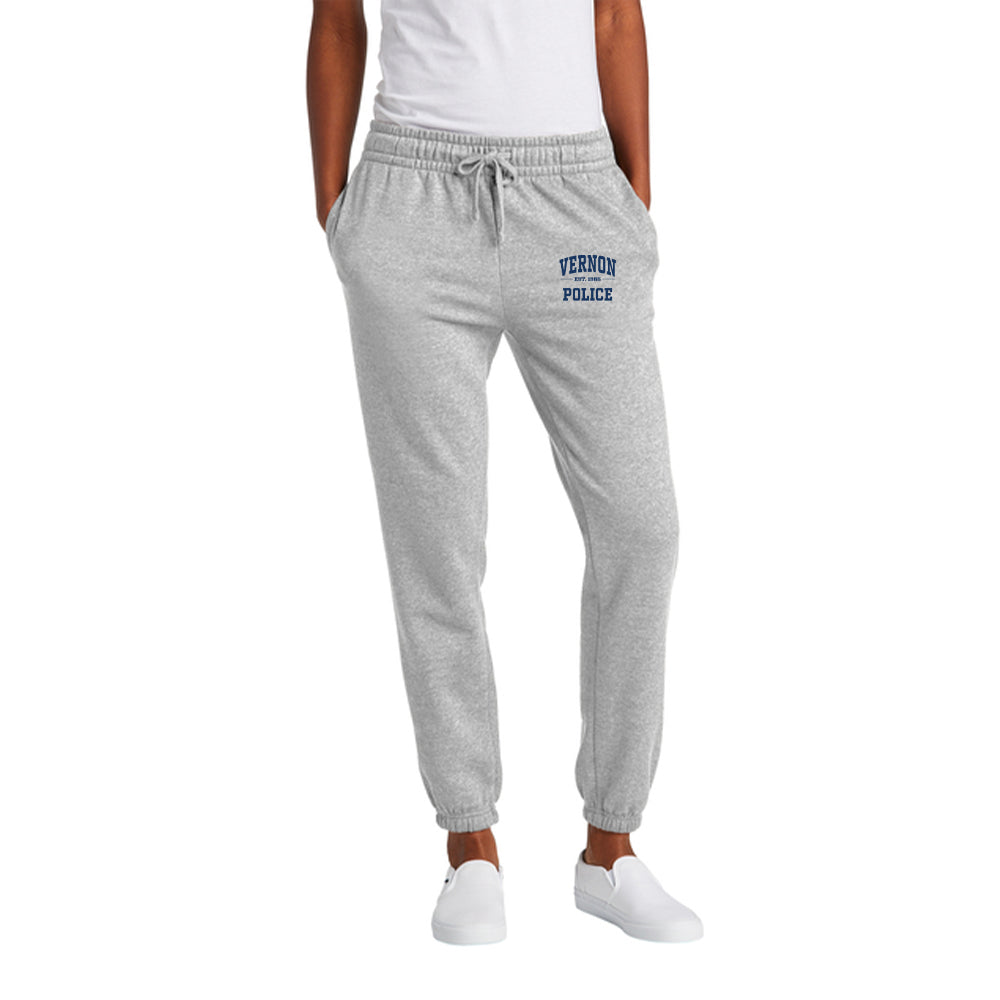 Vernon Police "EST" Ladies Fleece Sweatpant