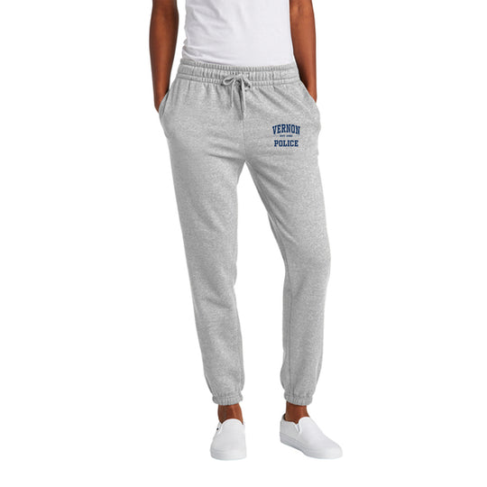 Vernon Police "EST" Ladies Fleece Sweatpant