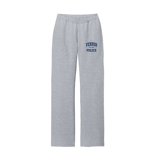 Vernon Police "EST" Open Bottom Fleece Sweat-pant
