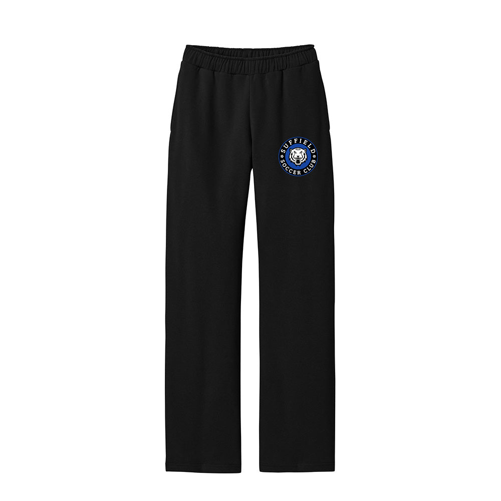Suffield Soccer Club Unisex Open Bottom Fleece Sweatpant