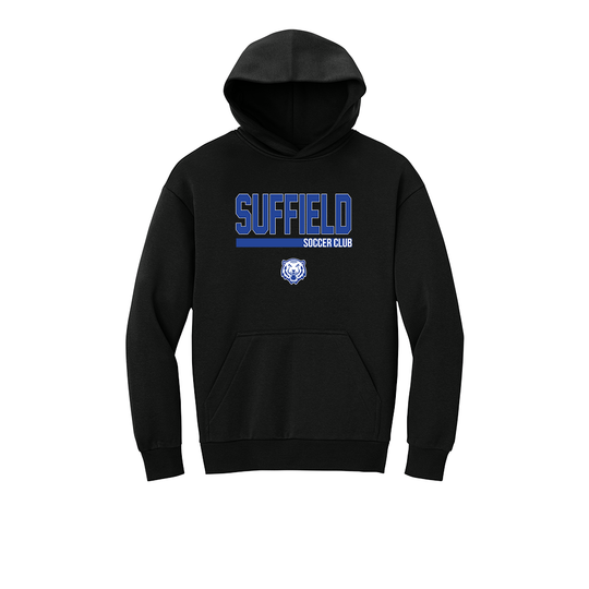 Suffield Soccer Club "Stack" Adult Heavyweight Fleece Hoodie