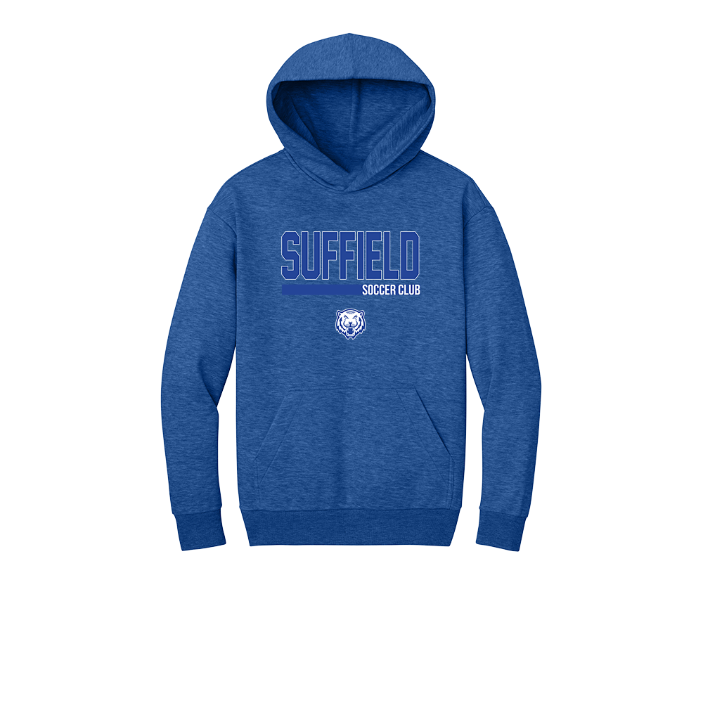 Suffield Soccer Club "Stack" Adult Heavyweight Fleece Hoodie