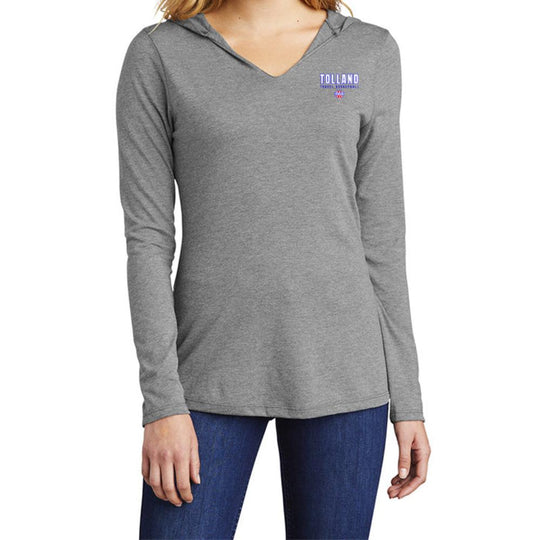 Tolland Ladies Tri-Blend T-Shirt Hoodie