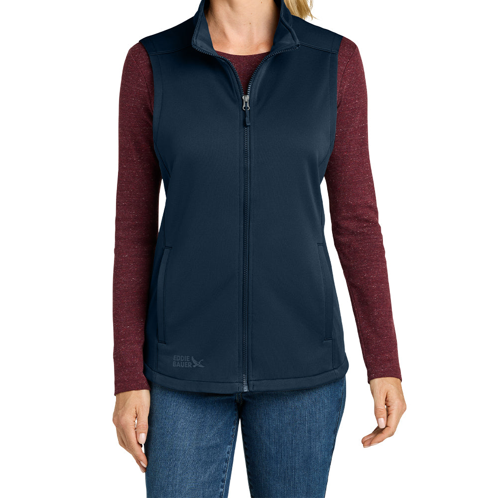Eddie Bauer® Women’s Smooth Mid Layer Fleece Vest (Embroidery)