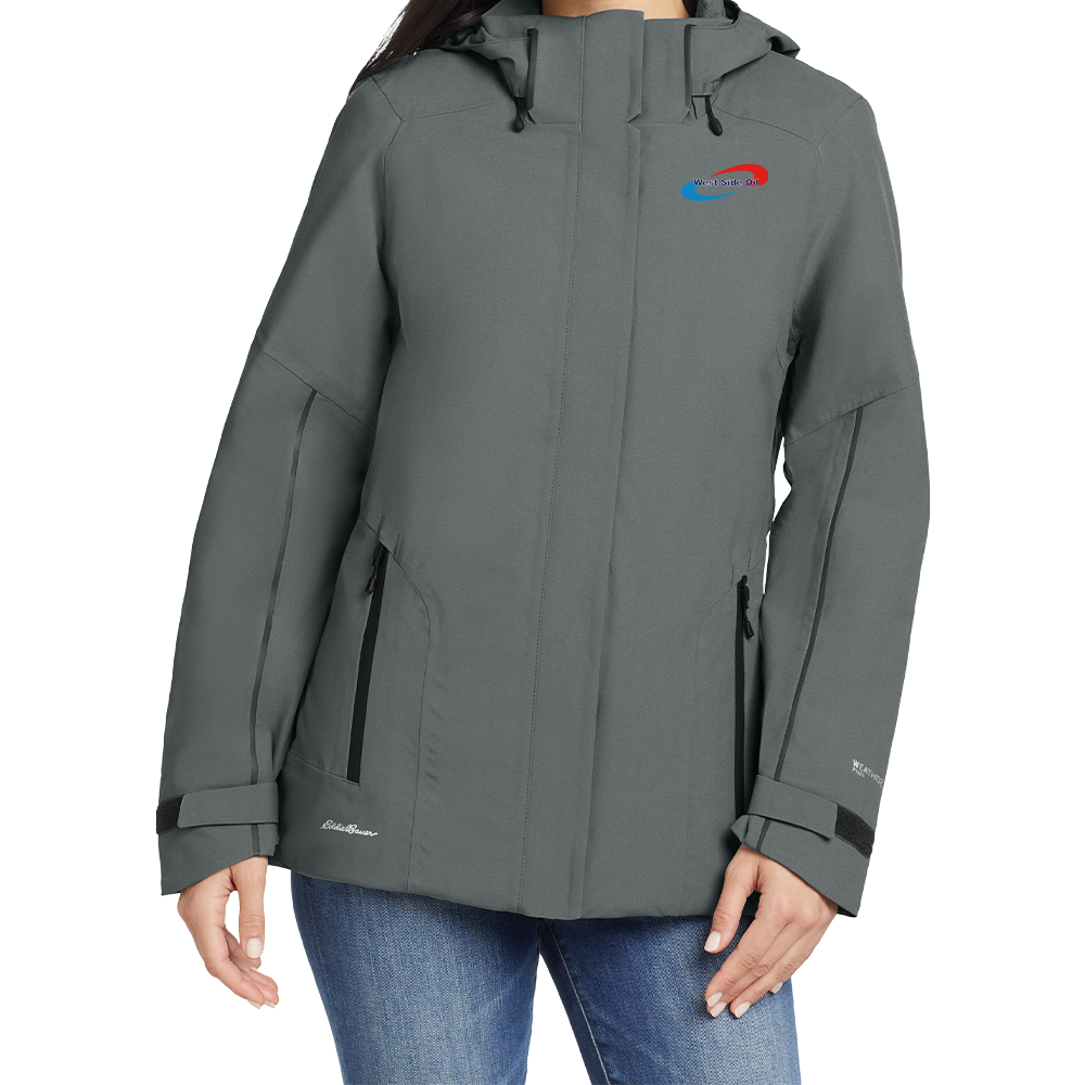 West Side Oil Eddie Bauer® Women's Plus Insulated Jacket (Embroidered)