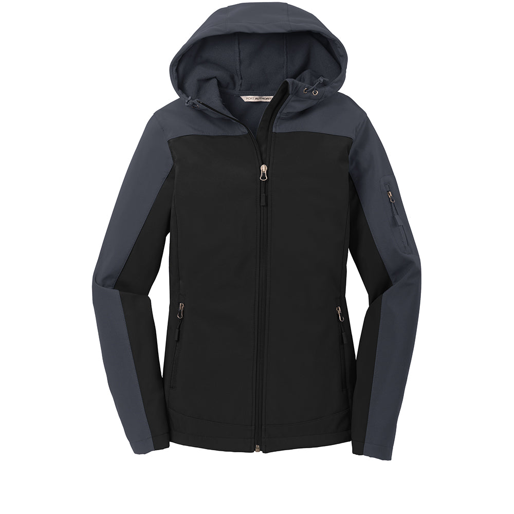 Port Authority® Women's Hooded Core Soft Shell Jacket