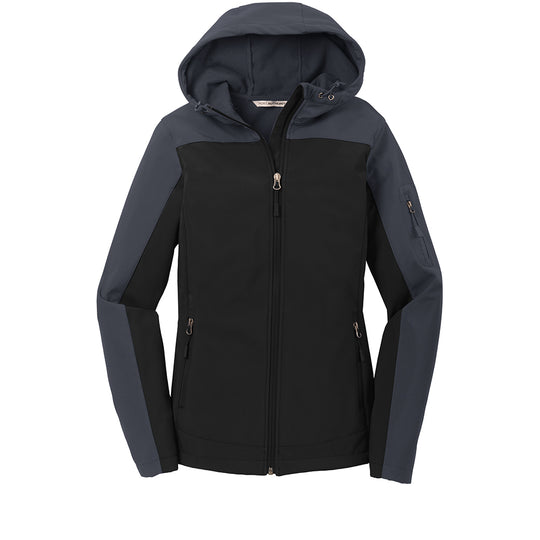 Port Authority® Women's Hooded Core Soft Shell Jacket