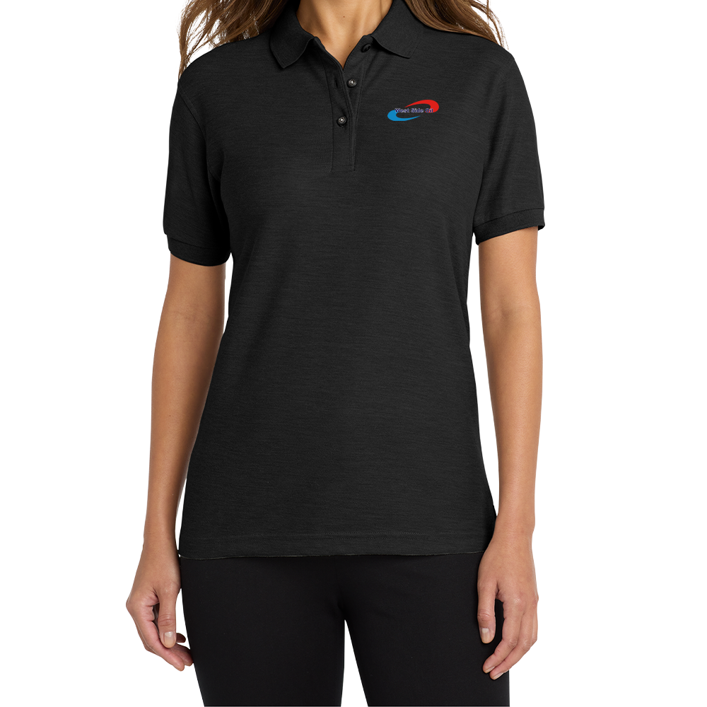 West Side Oil Ladies Silk Touch Polo (Embroidered)