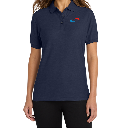 West Side Oil Ladies Silk Touch Polo (Embroidered)