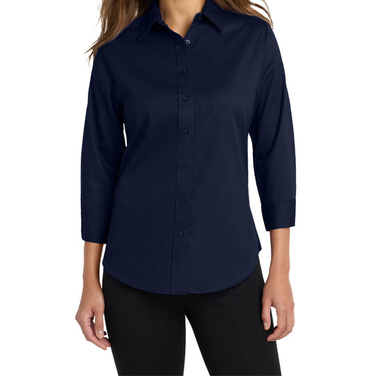 Port Authority® Women's 3/4-Sleeve Easy Care Shirt