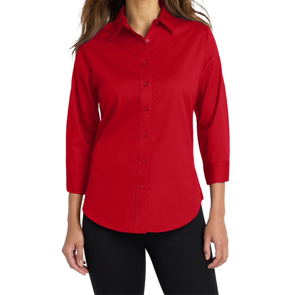 Port Authority® Women's 3/4-Sleeve Easy Care Shirt