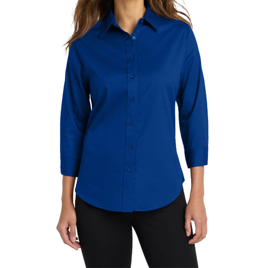 Port Authority® Women's 3/4-Sleeve Easy Care Shirt
