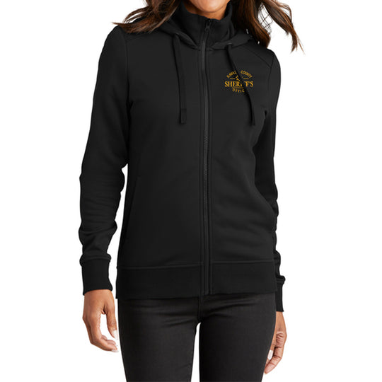Port Authority® Women's Smooth Fleece Hooded Jacket (Embroidered)