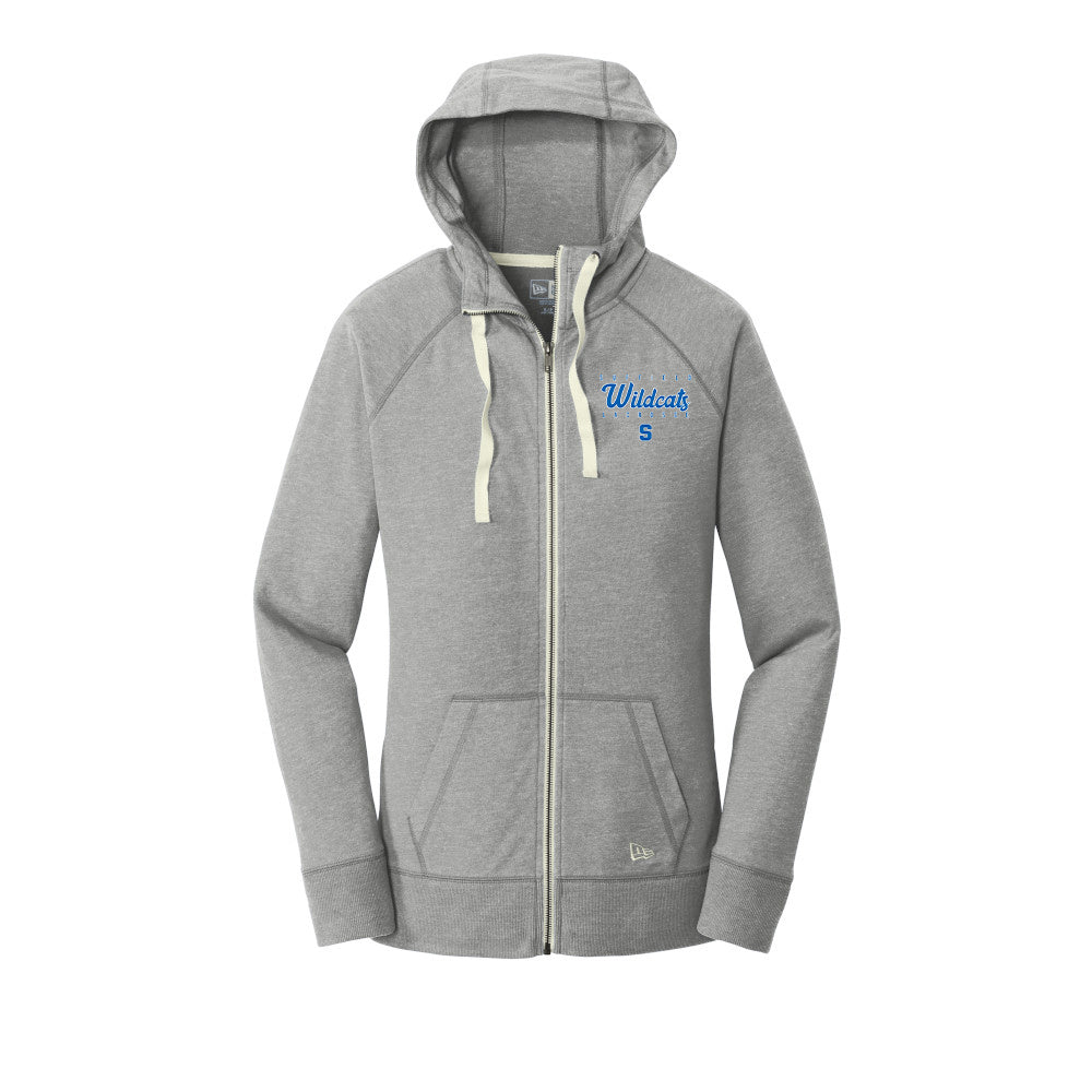 Suffield High Lacrosse - Ladies New Era Full Zip Hoodie "SHL" - LNEA122 (color options available)