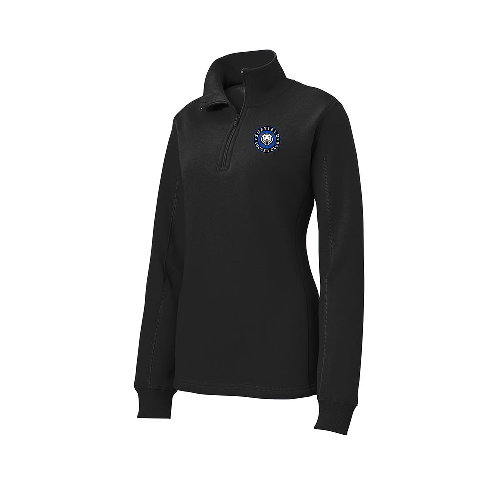 Suffield Soccer Club Ladies Sweatshirt 1/4 Zip