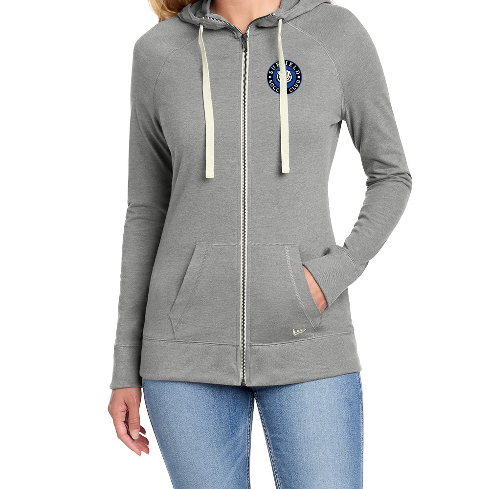 Suffield Soccer Club New Era® Ladies Zip Hoodie
