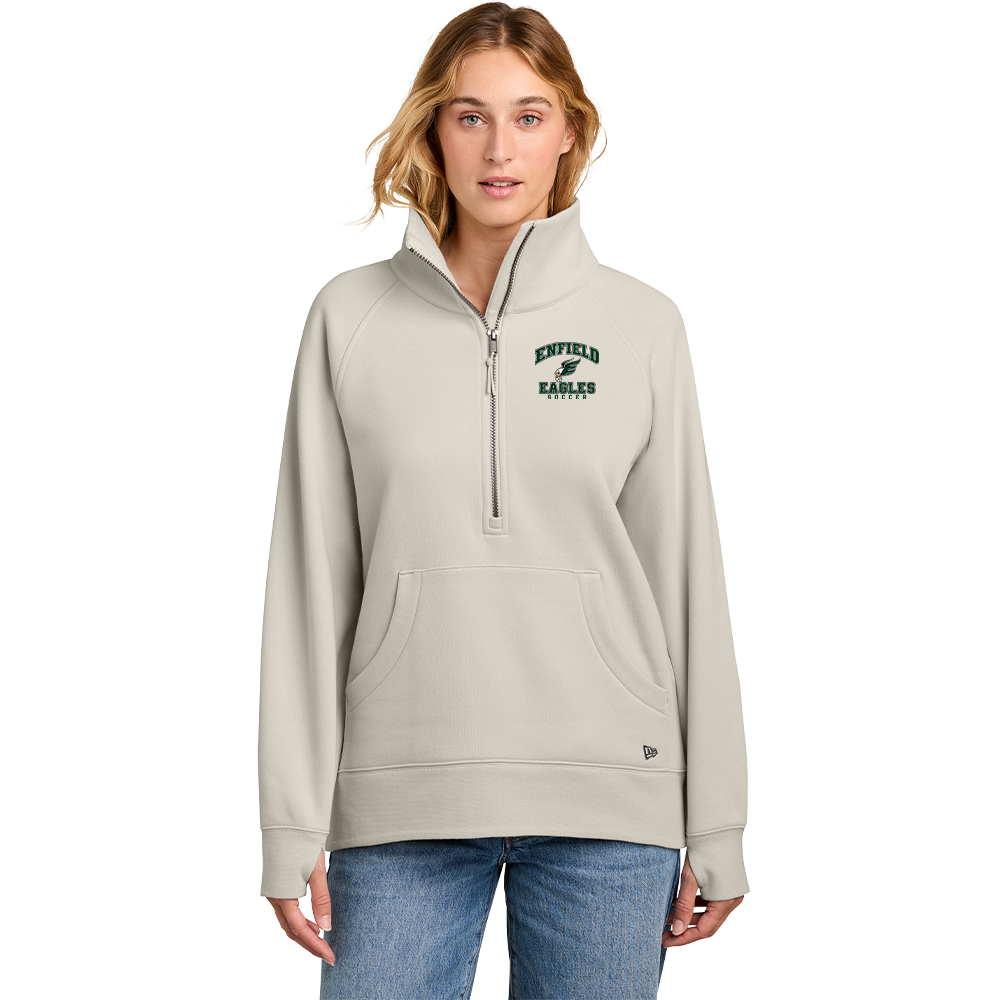 Enfield Eagles Soccer New Era® Women’s Heritage Fleece 1/2-Zip