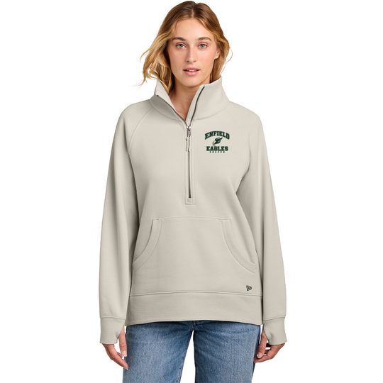 Enfield Eagles Soccer New Era® Women’s Heritage Fleece 1/2-Zip