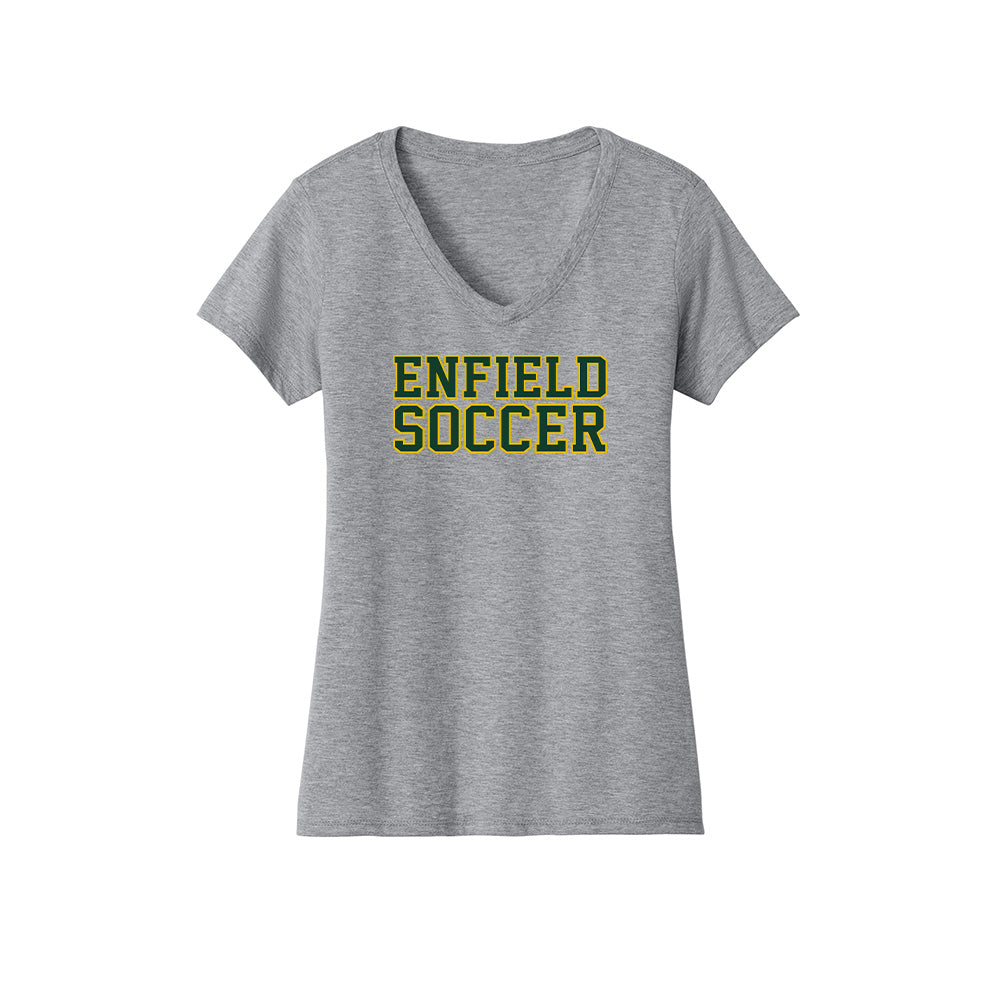 Enfield High Soccer Ladies  V-Neck Tee