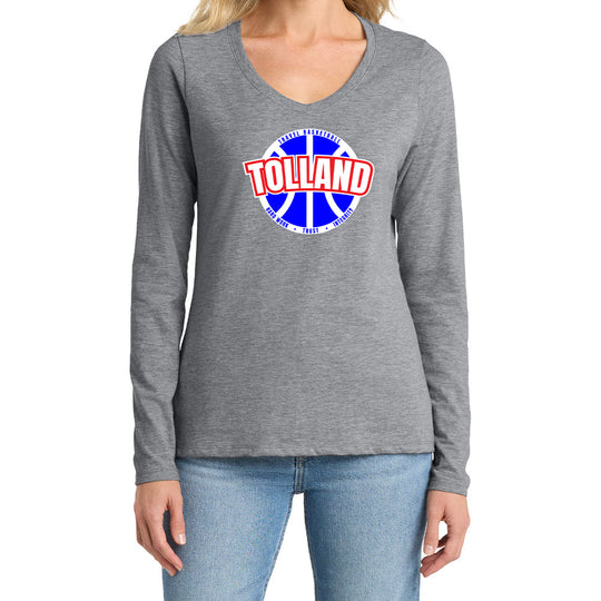 Tolland Ladies "Classic" LS V-Neck Tee