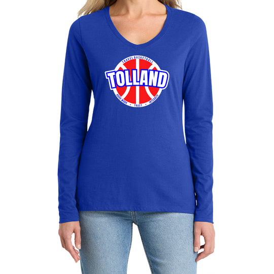 Tolland Ladies "Classic" LS V-Neck Tee